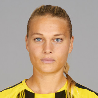 Danish soccer star Stine Larsen in images